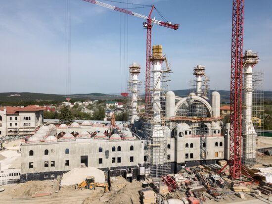 Construction of Cathedral Mosque in Simferopol