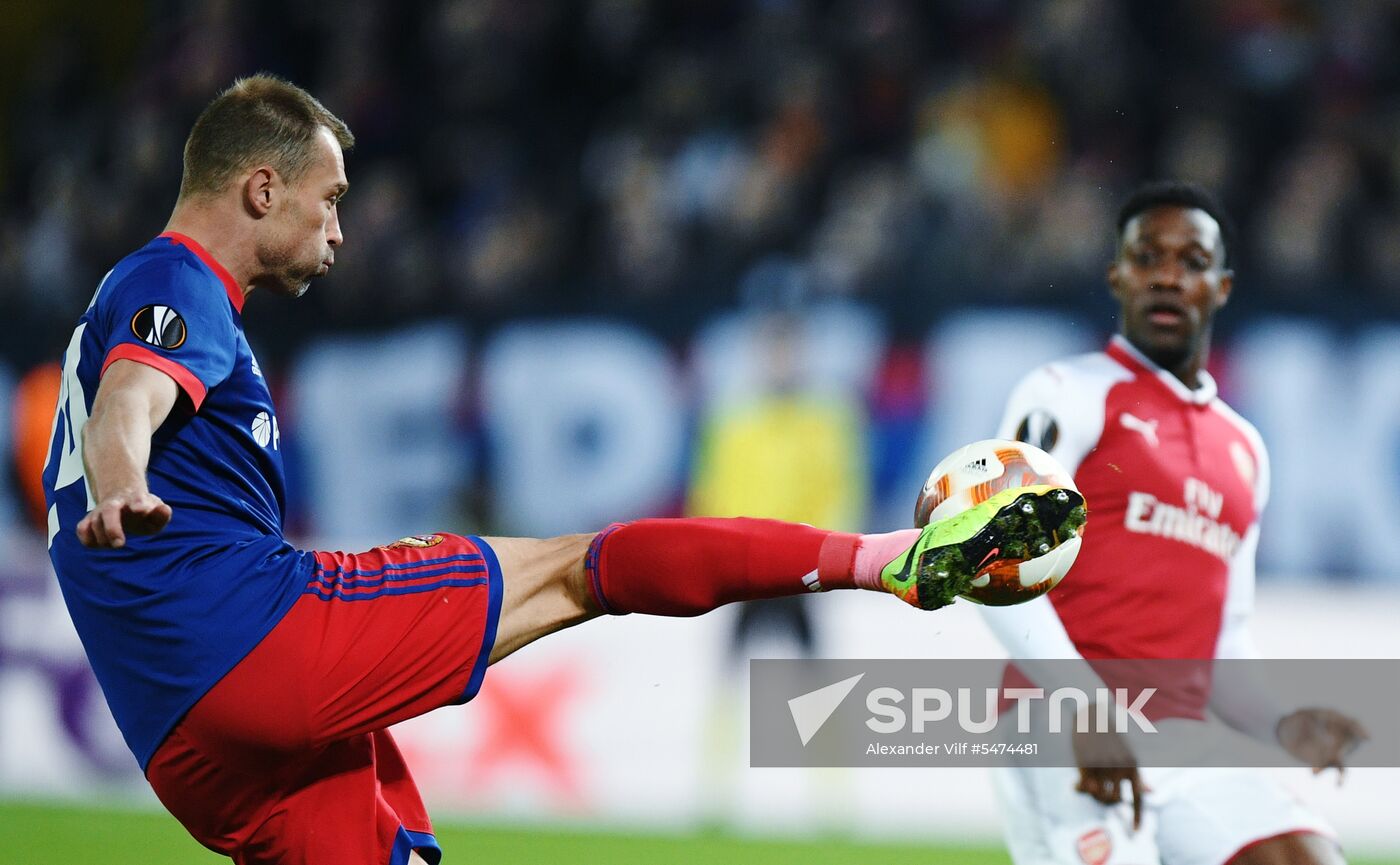 Football. Europa League. CSKA vs. Arsenal