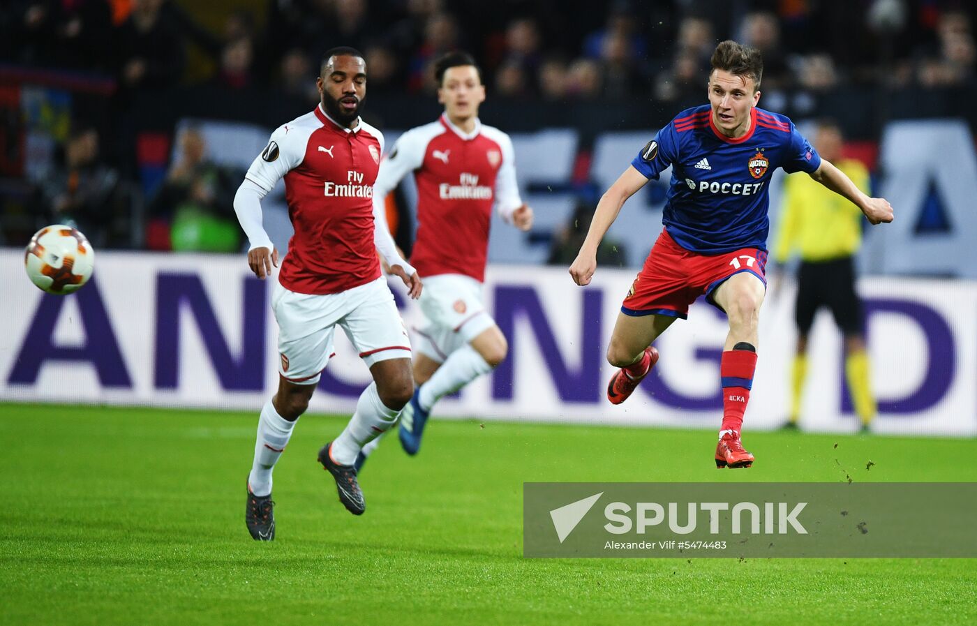 Football. Europa League. CSKA vs. Arsenal