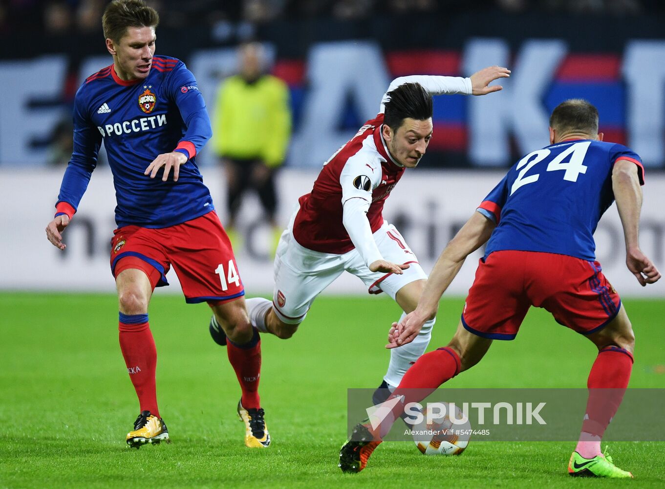 Football. Europa League. CSKA vs. Arsenal