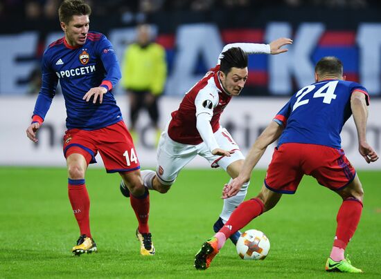 Football. Europa League. CSKA vs. Arsenal