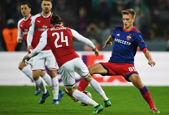 Football. Europa League. CSKA vs. Arsenal