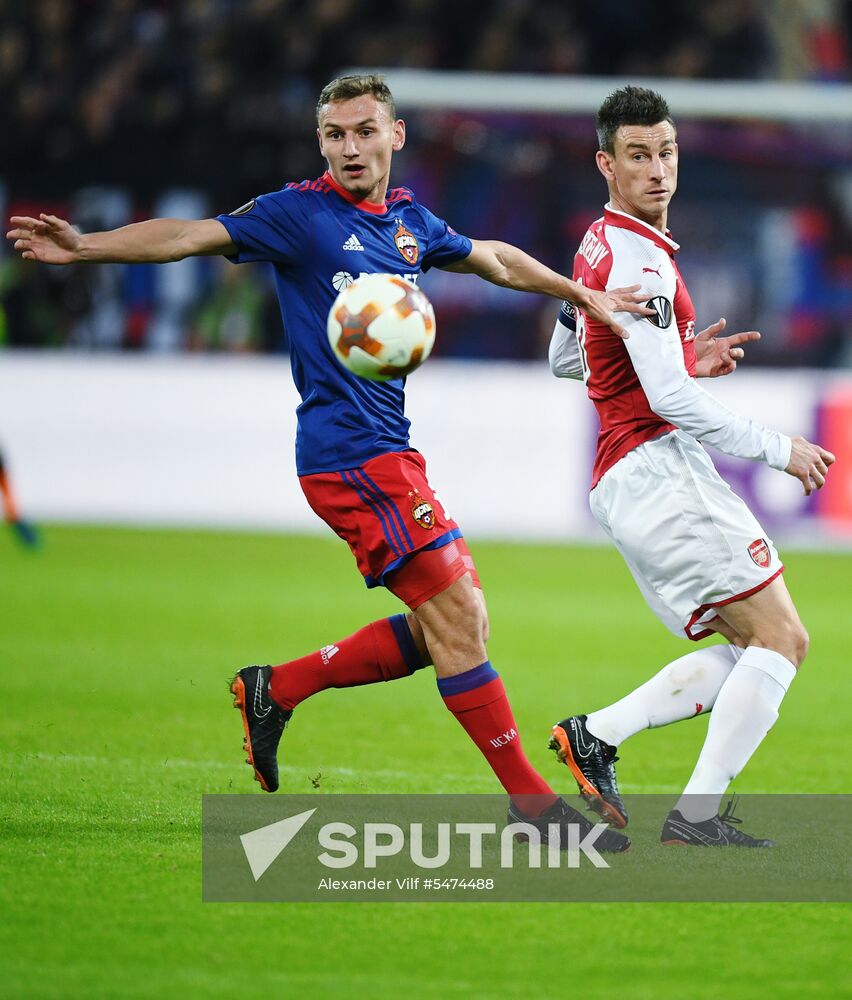 Football. Europa League. CSKA vs. Arsenal