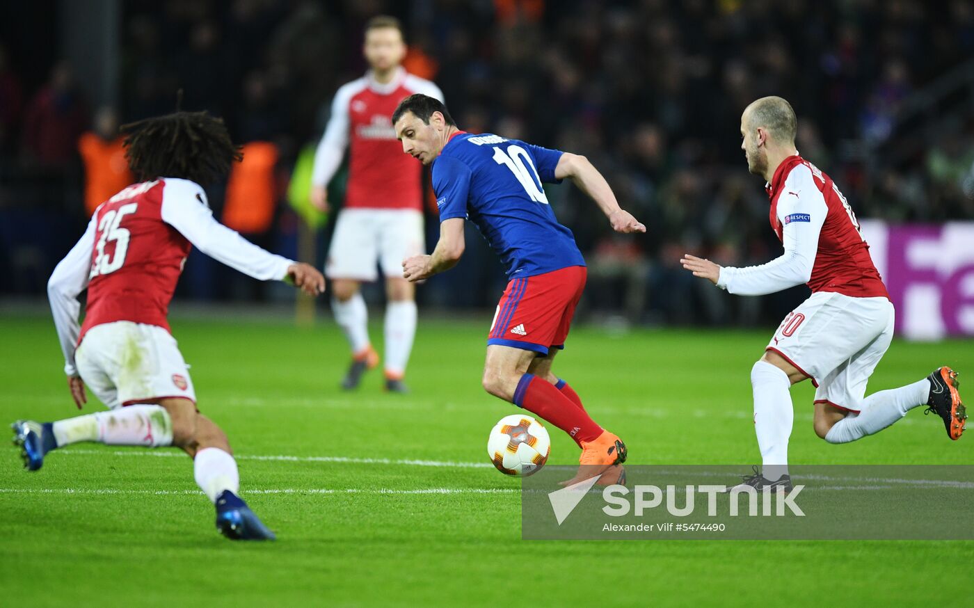 Football. Europa League. CSKA vs. Arsenal