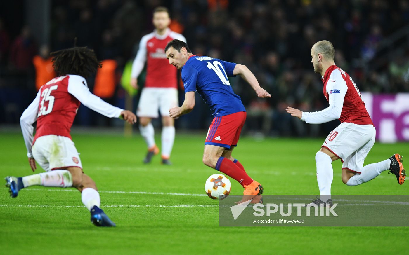 Football. Europa League. CSKA vs. Arsenal