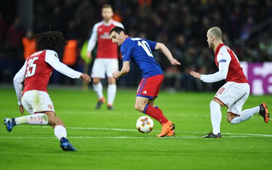 Football. Europa League. CSKA vs. Arsenal