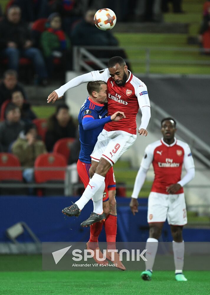 Football. Europa League. CSKA vs. Arsenal