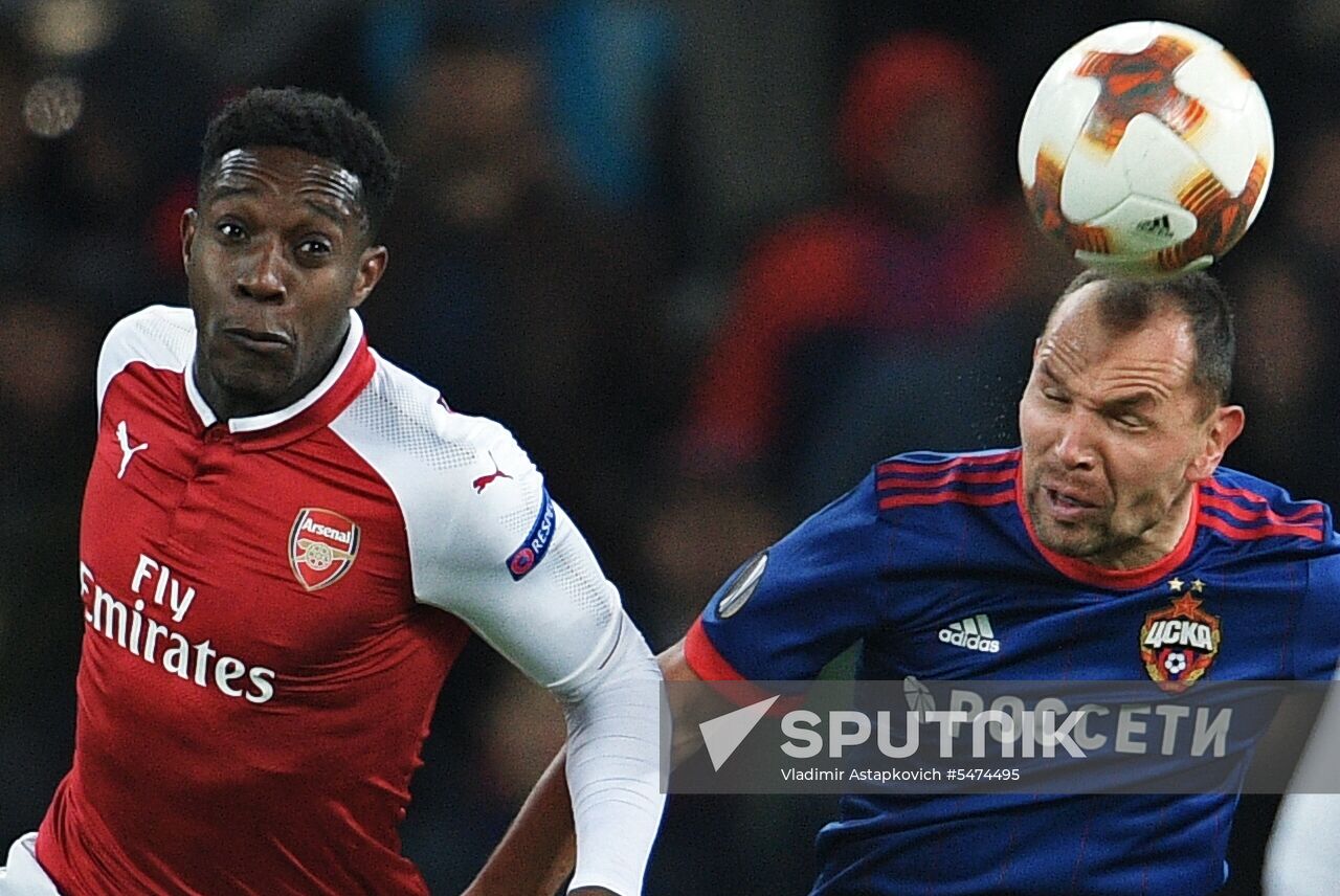 Football. Europa League. CSKA vs. Arsenal