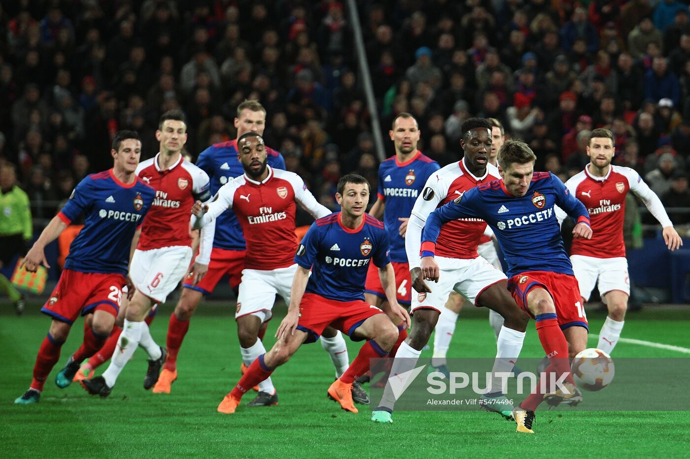 Football. Europa League. CSKA vs. Arsenal