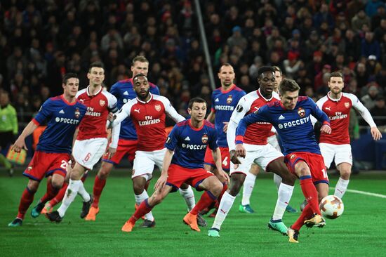 Football. Europa League. CSKA vs. Arsenal