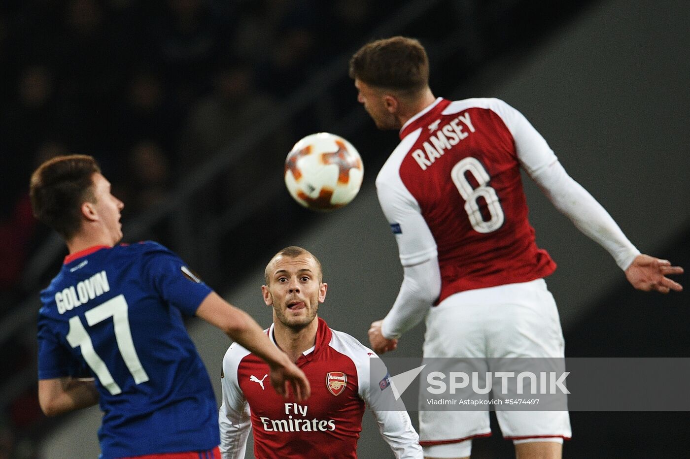 Football. Europa League. CSKA vs. Arsenal