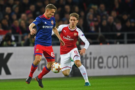 Football. Europa League. CSKA vs. Arsenal