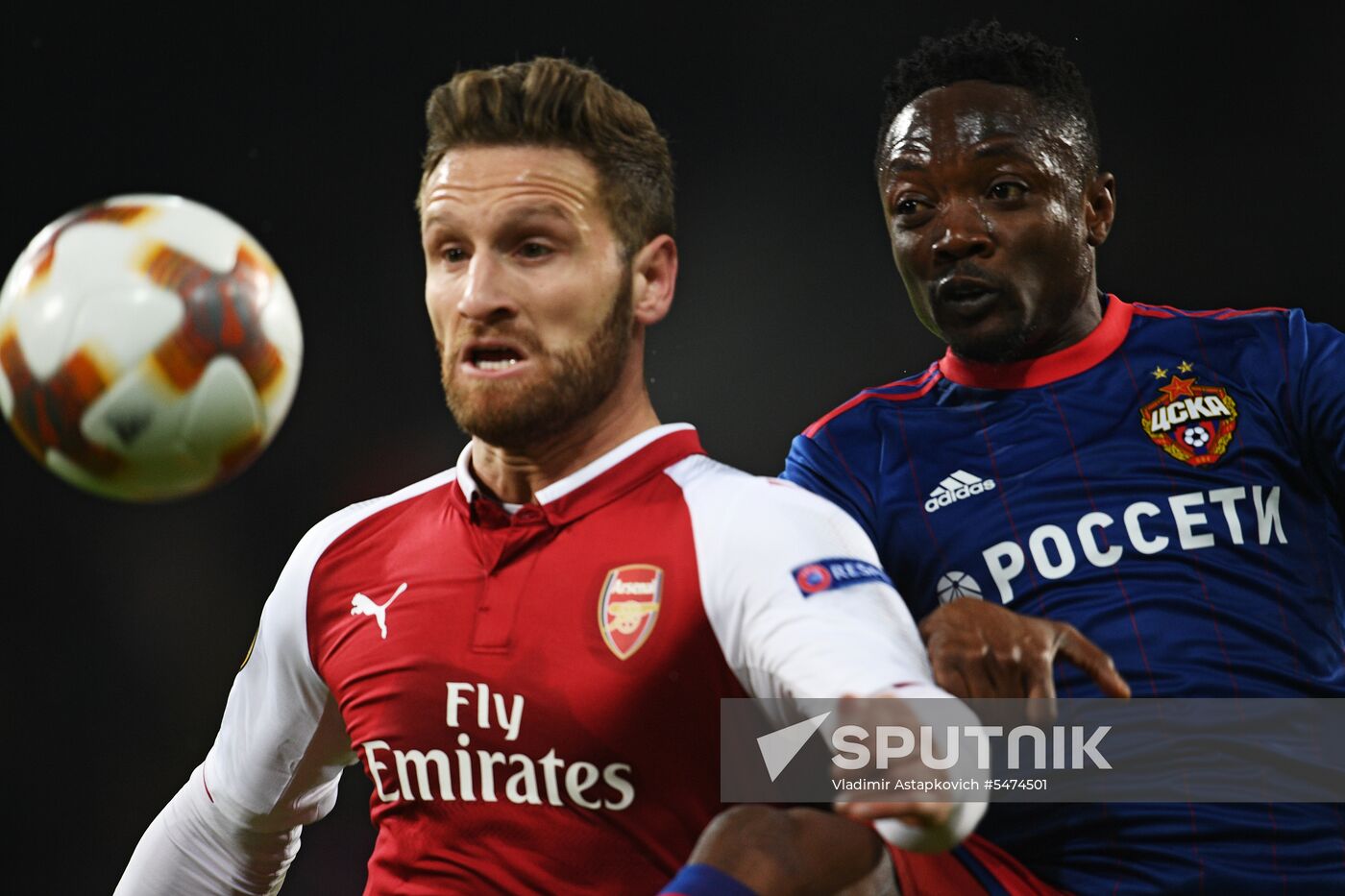 Football. Europa League. CSKA vs. Arsenal