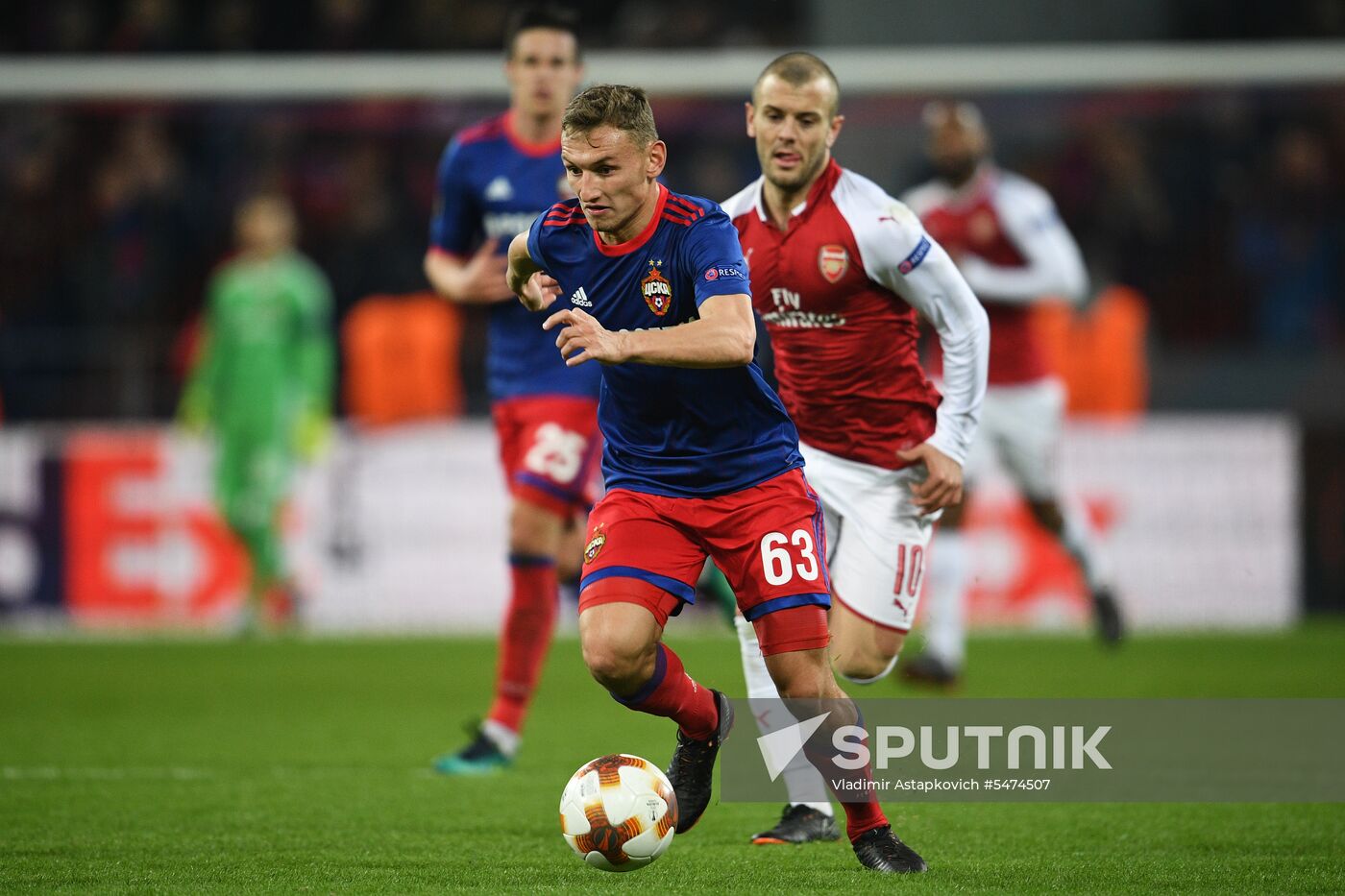 Football. Europa League. CSKA vs. Arsenal