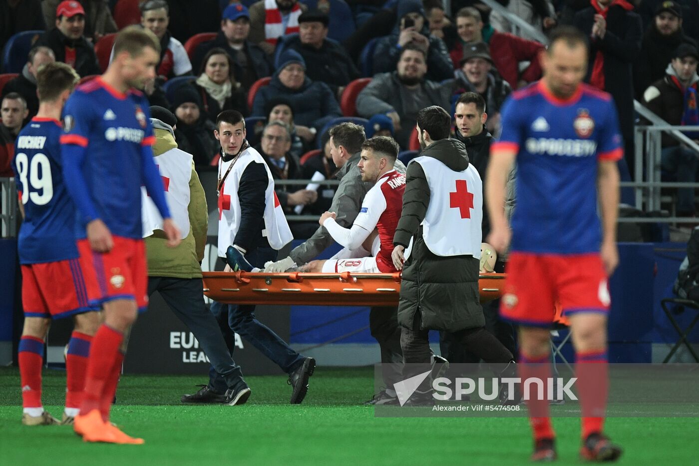 Football. Europa League. CSKA vs. Arsenal