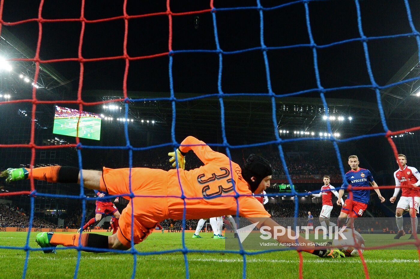 Football. Europa League. CSKA vs. Arsenal