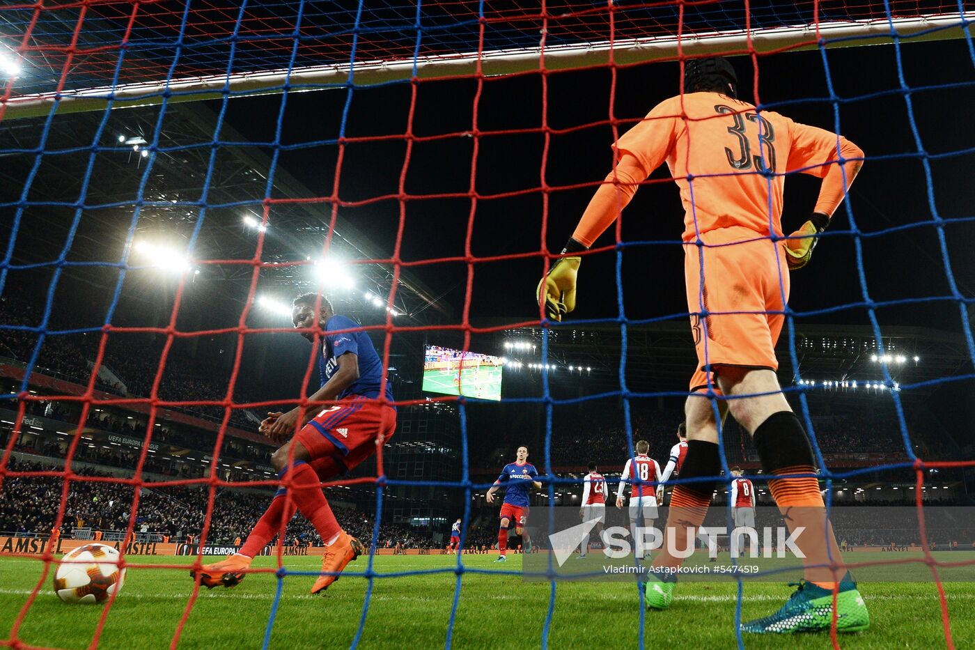 Football. Europa League. CSKA vs. Arsenal
