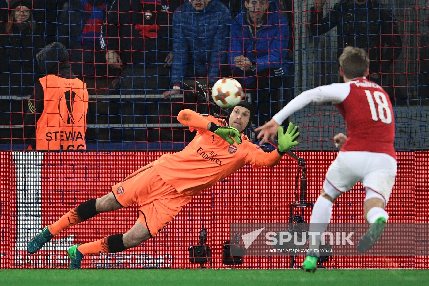 Football. Europa League. CSKA vs. Arsenal