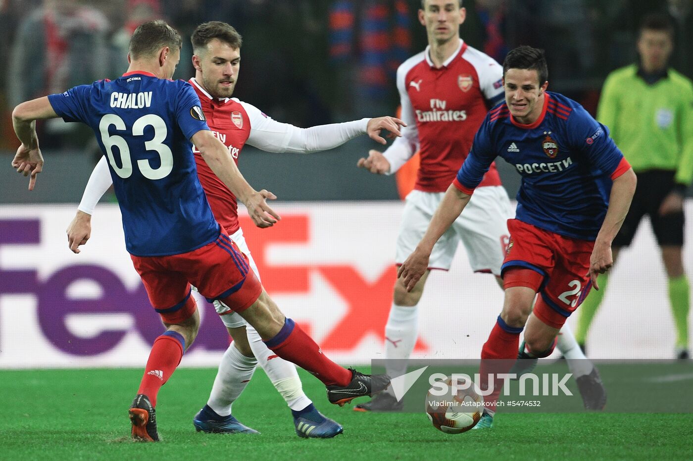 Football. Europa League. CSKA vs. Arsenal