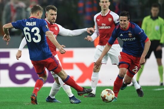 Football. Europa League. CSKA vs. Arsenal