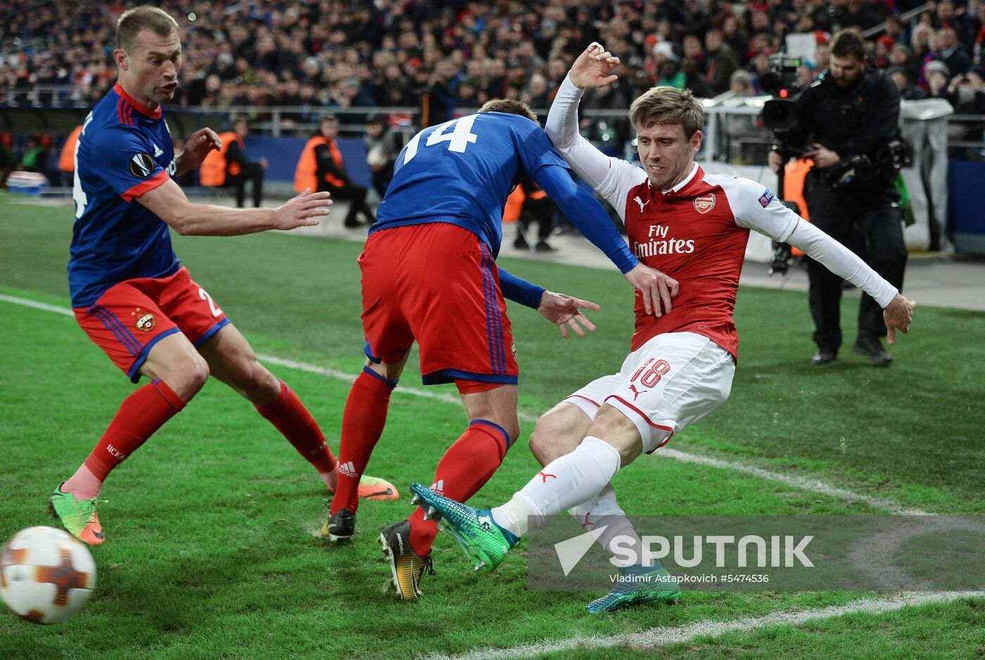 Football. Europa League. CSKA vs. Arsenal