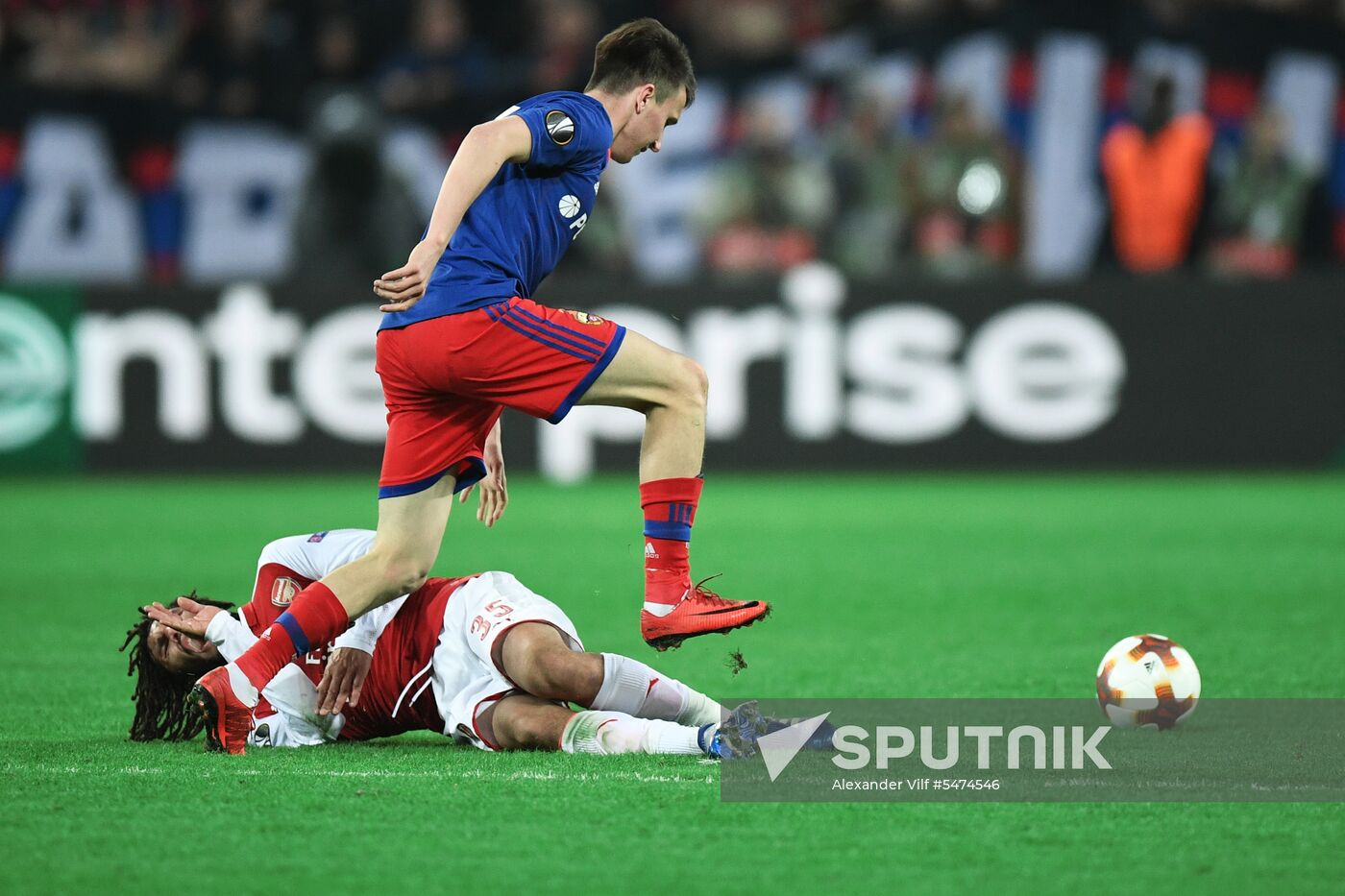 Football. Europa League. CSKA vs. Arsenal