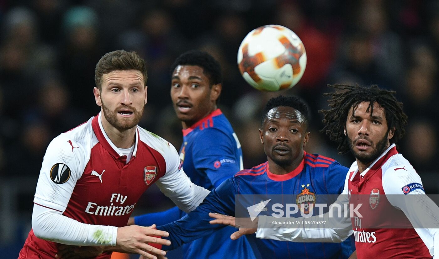 Football. Europa League. CSKA vs. Arsenal