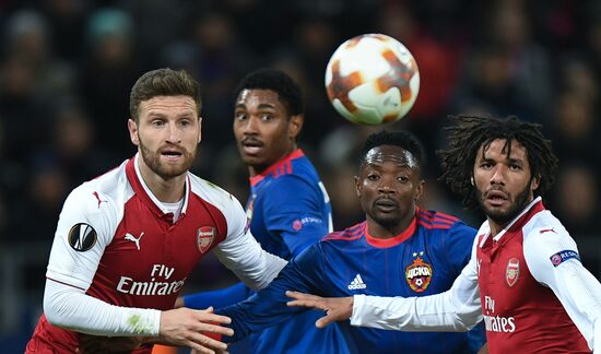 Football. Europa League. CSKA vs. Arsenal