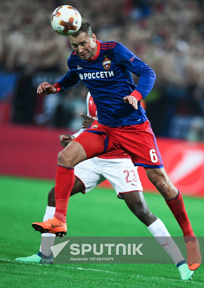 Football. Europa League. CSKA vs. Arsenal