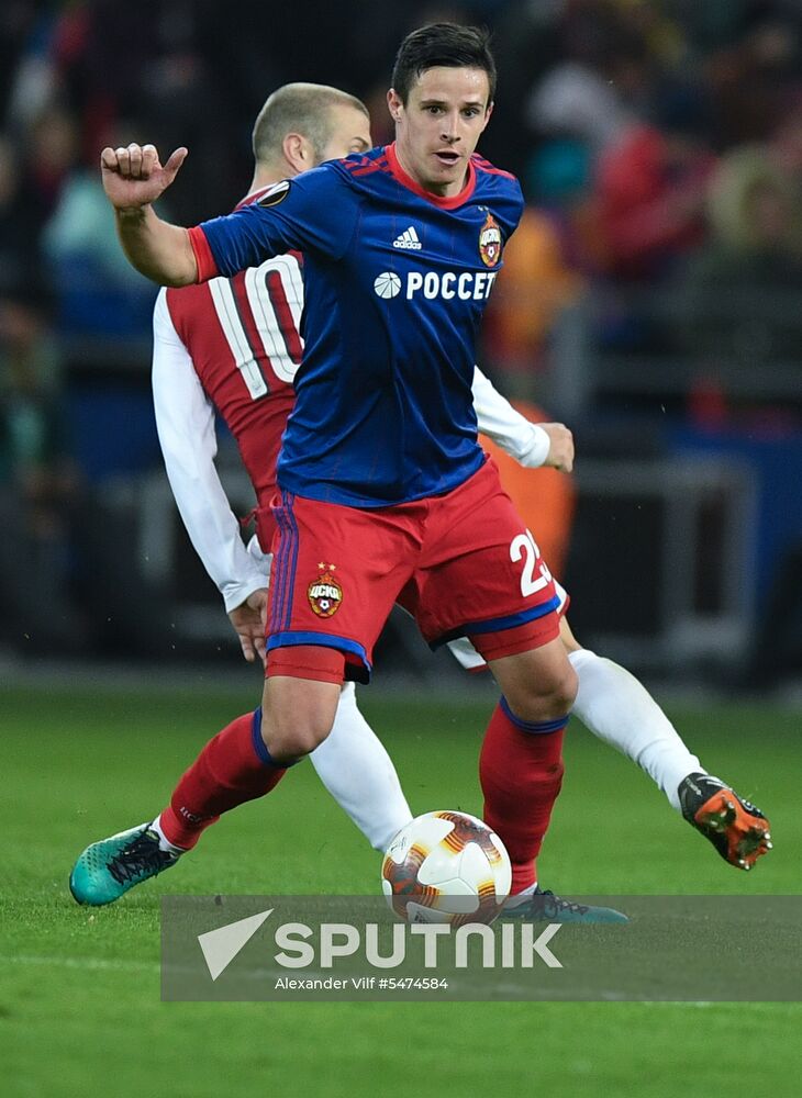 Football. Europa League. CSKA vs. Arsenal