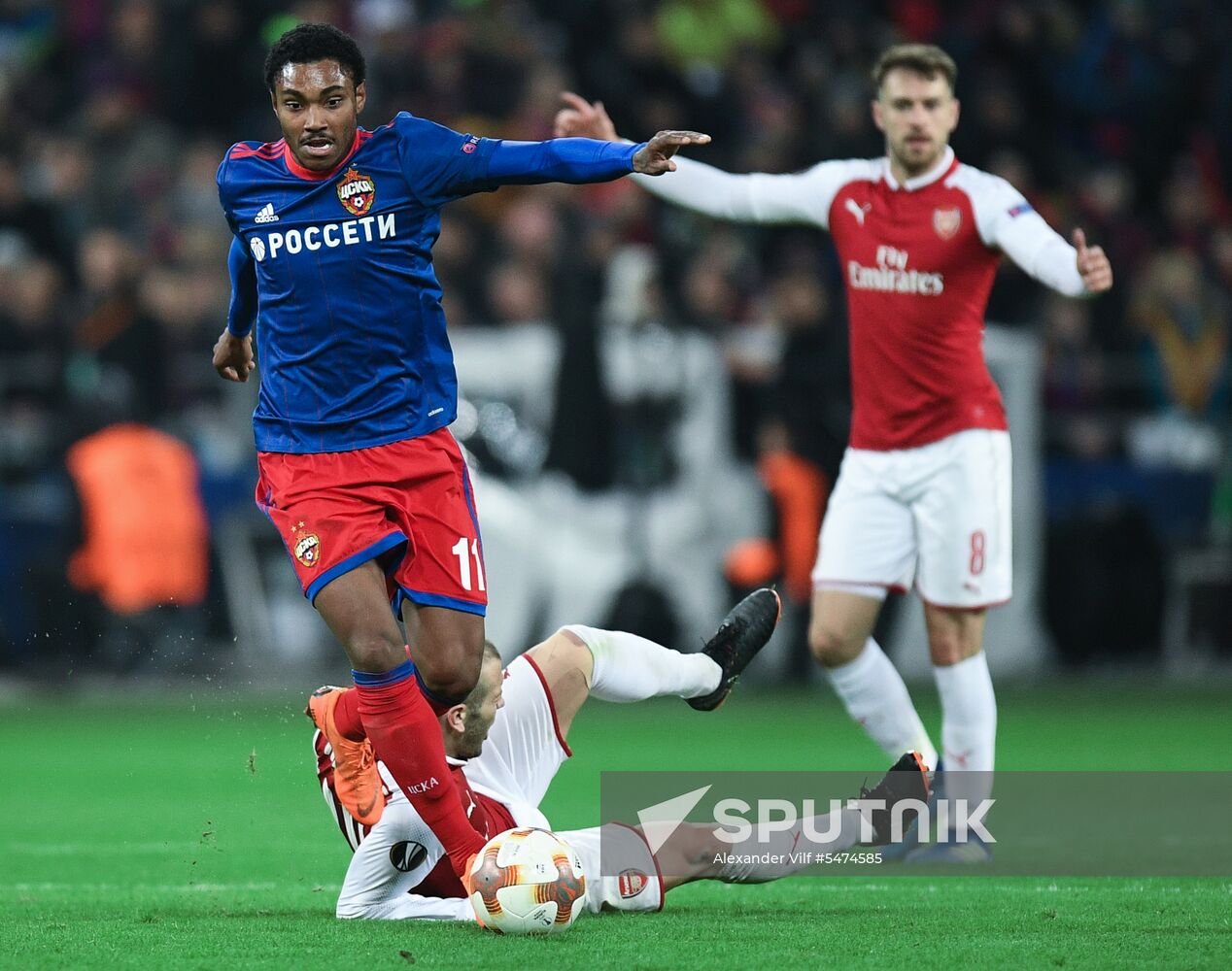 Football. Europa League. CSKA vs. Arsenal