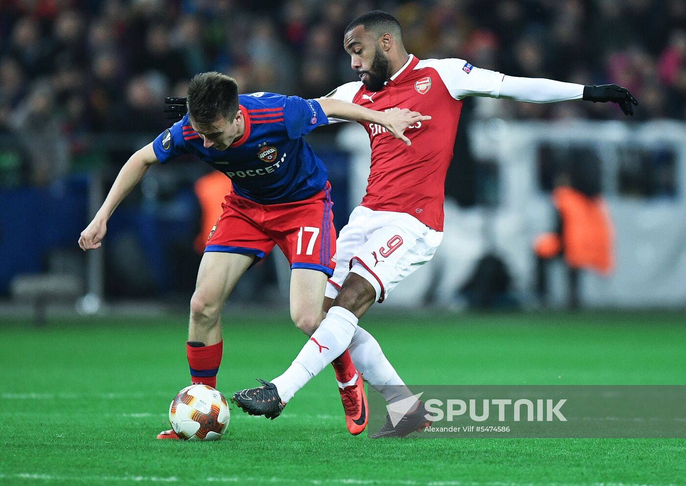 Football. Europa League. CSKA vs. Arsenal
