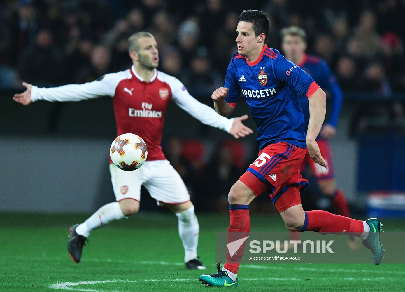 Football. Europa League. CSKA vs. Arsenal