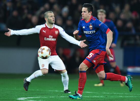 Football. Europa League. CSKA vs. Arsenal
