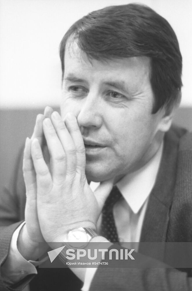 First Secretary of Frunzensky District Committee of Communist Party of Belarus Leonid Radkevich