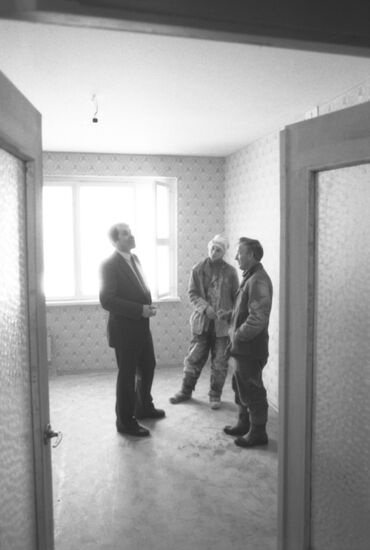 First Secretary of Frunzensky District Committee of Communist Party of Belarus Leonid Radkevich