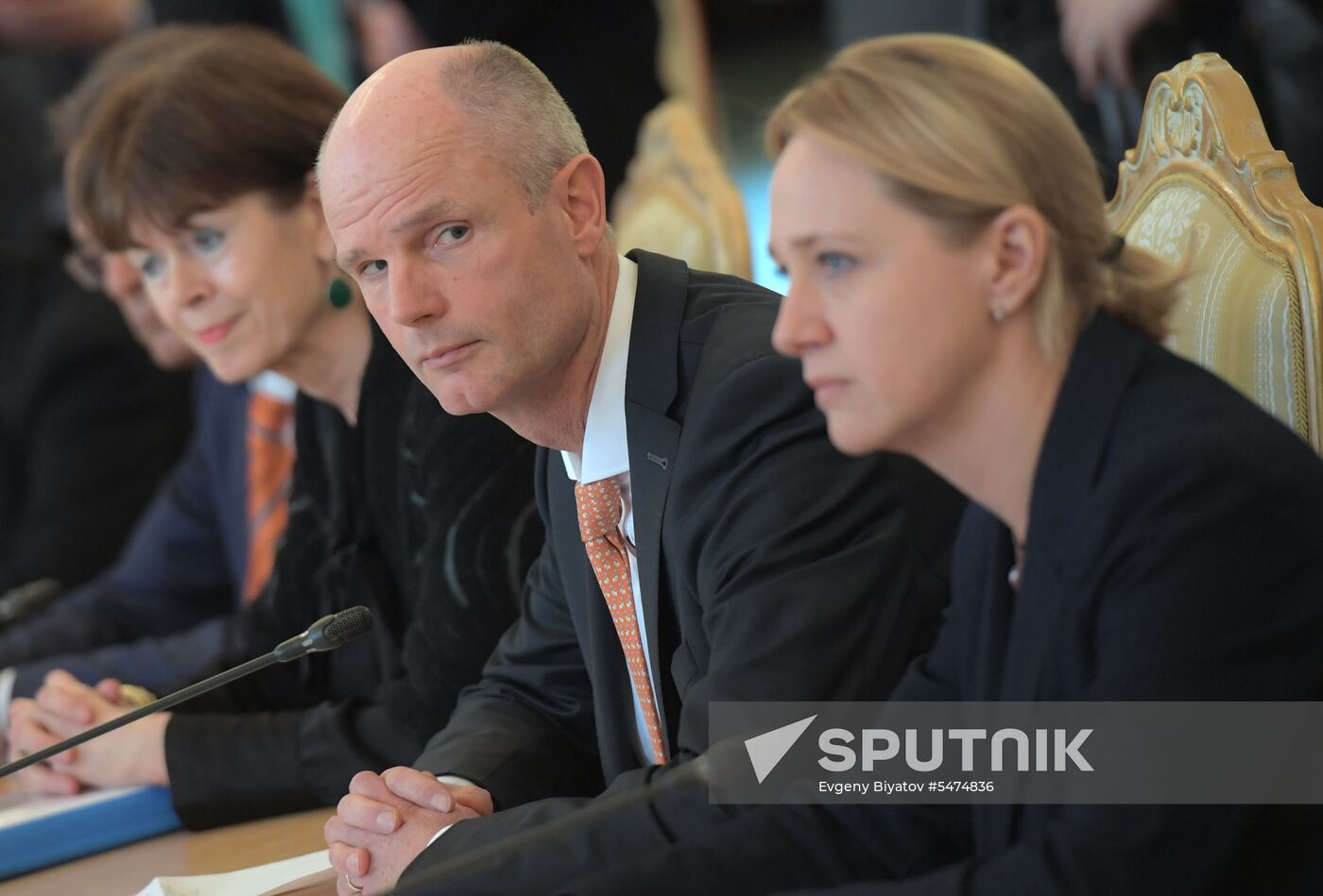 Foreign Minister Sergei  Lavrov meets with Dutch counterpart, Stef Blok