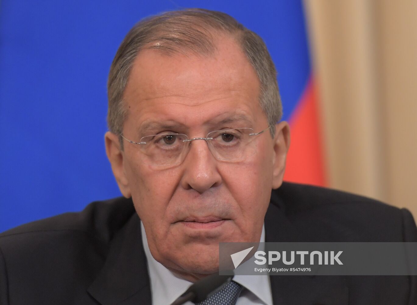 Foreign Minister Sergei  Lavrov meets with Dutch counterpart, Stef Blok