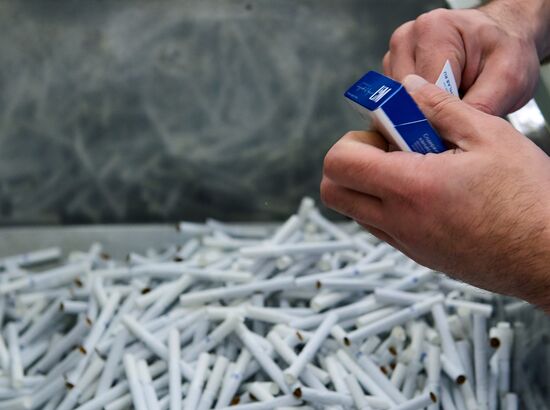 Philip Morris Izhora factory in Leningrad Region