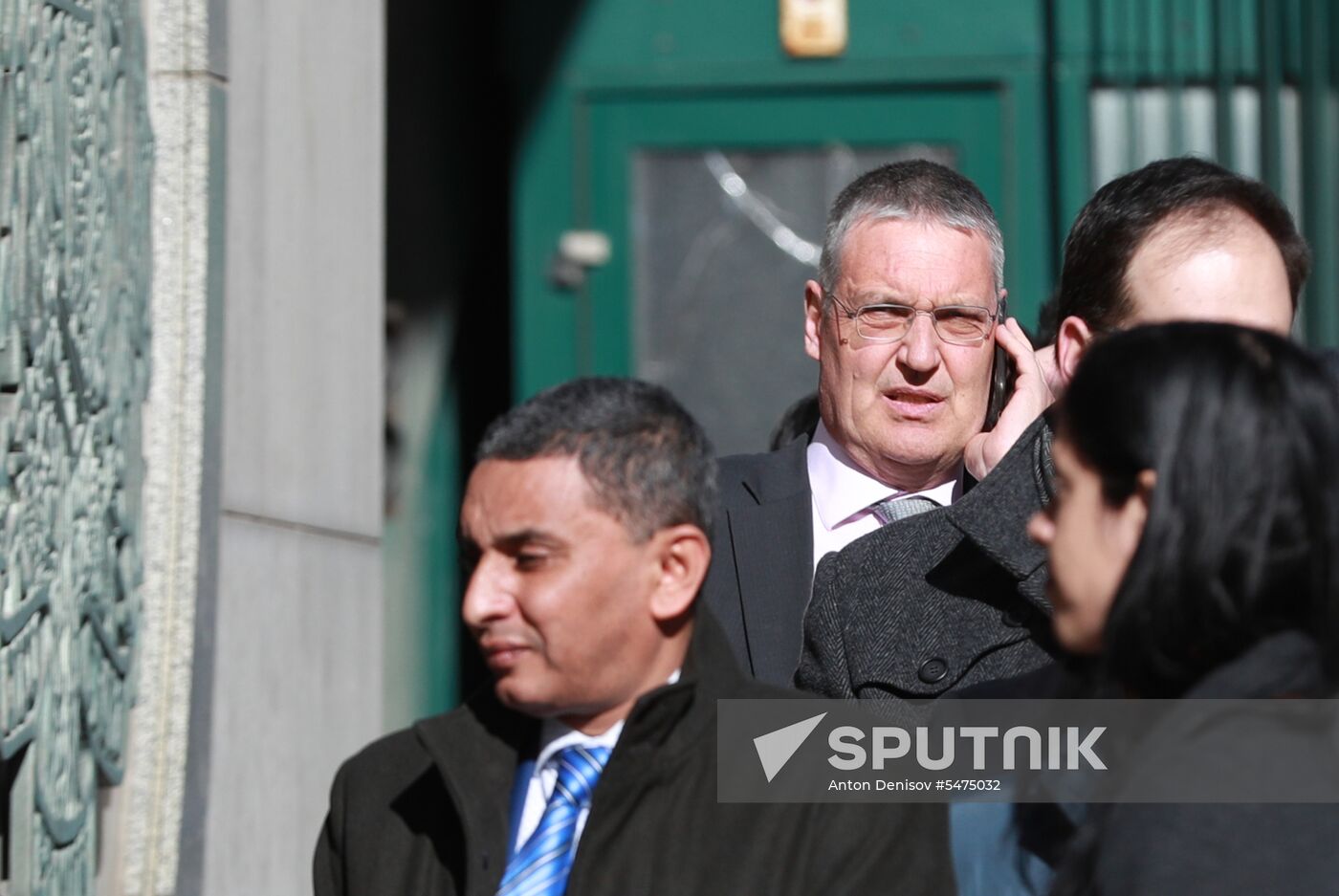 Foreign diplomats arrive at UK Embassy