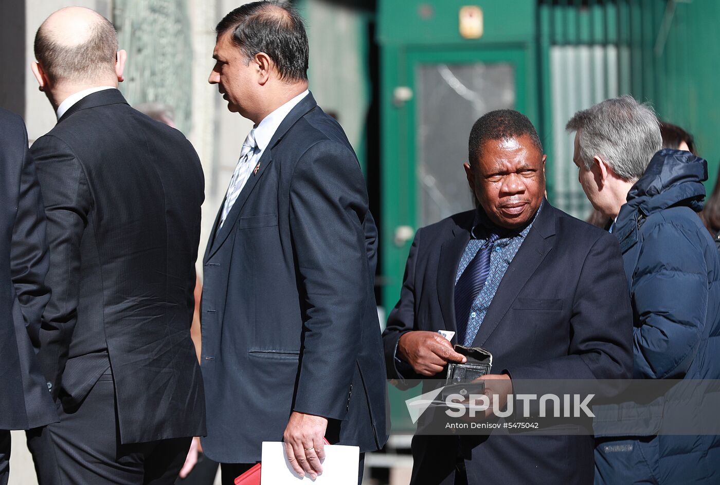 Foreign diplomats arrive at UK Embassy