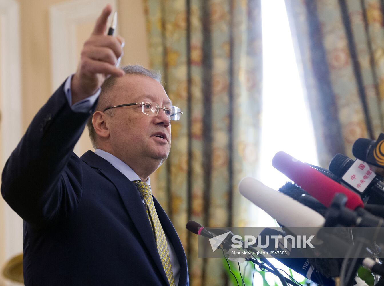 Russian Ambassador to UK Alexander Yakovenko's news conference