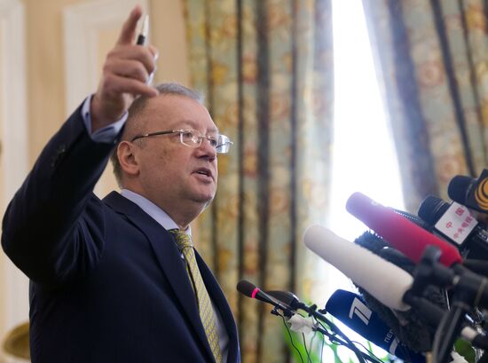 Russian Ambassador to UK Alexander Yakovenko's news conference