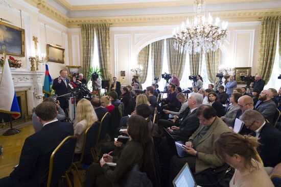 Russian Ambassador to UK Alexander Yakovenko's news conference