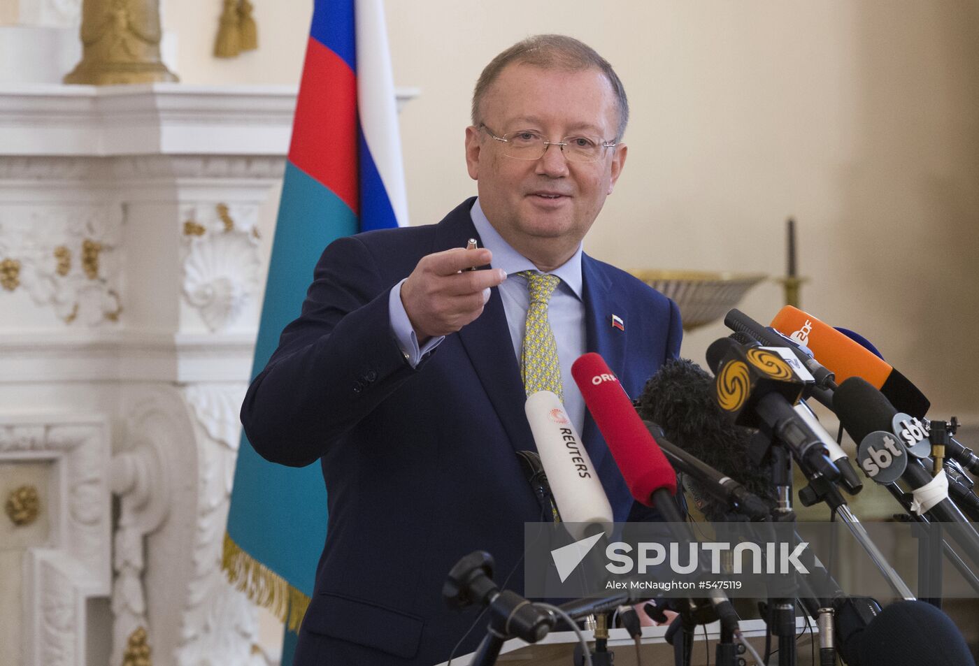 Russian Ambassador to UK Alexander Yakovenko's news conference