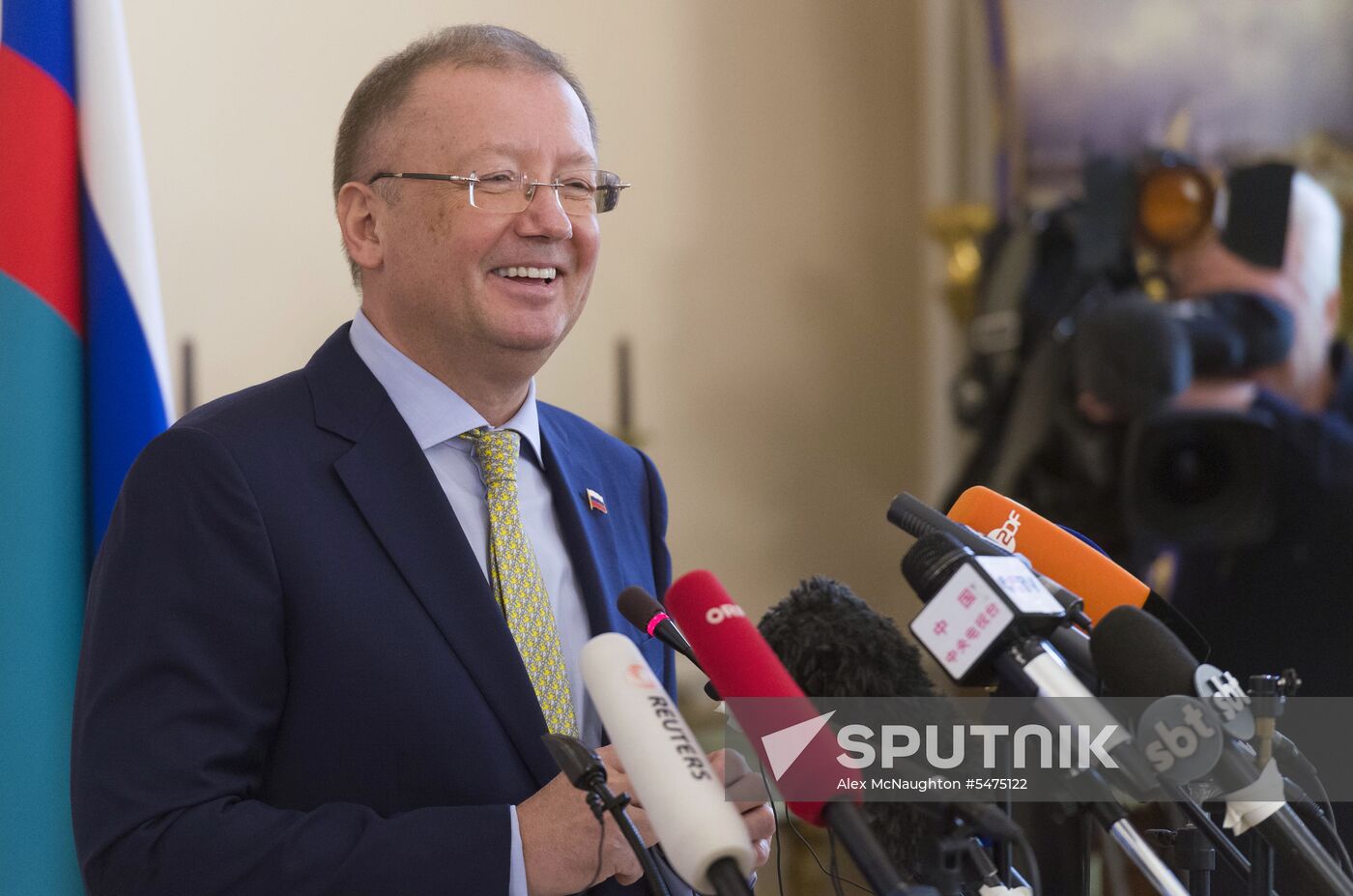 Russian Ambassador to UK Alexander Yakovenko's news conference
