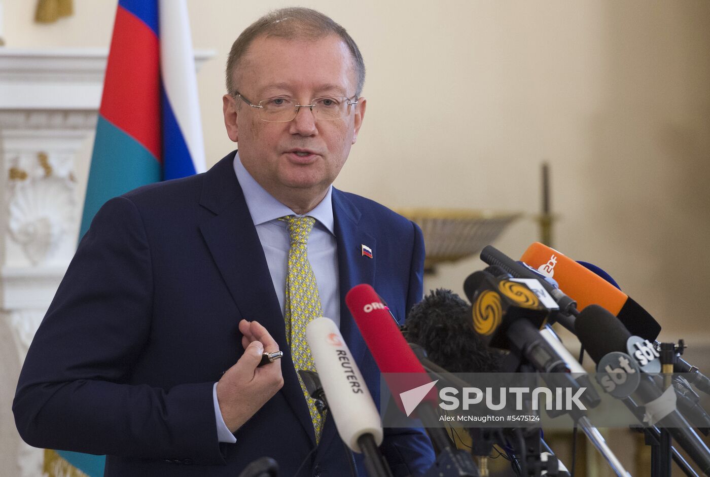 Russian Ambassador to UK Alexander Yakovenko's press conference