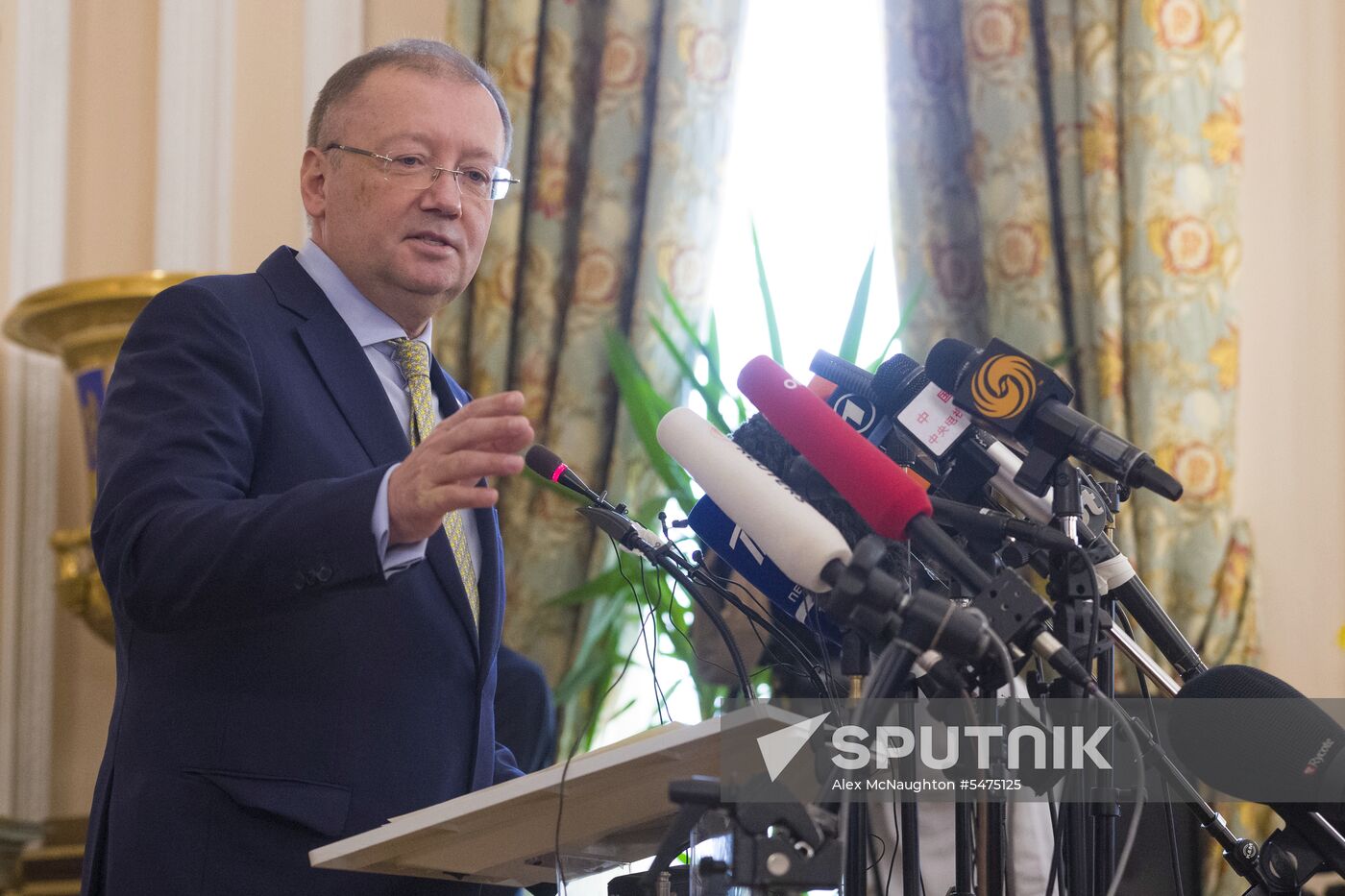 Russian Ambassador to UK Alexander Yakovenko's news conference