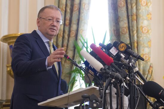 Russian Ambassador to UK Alexander Yakovenko's news conference