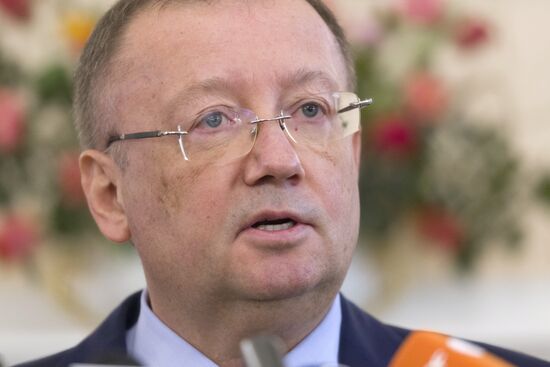 Russian Ambassador to UK Alexander Yakovenko's news conference